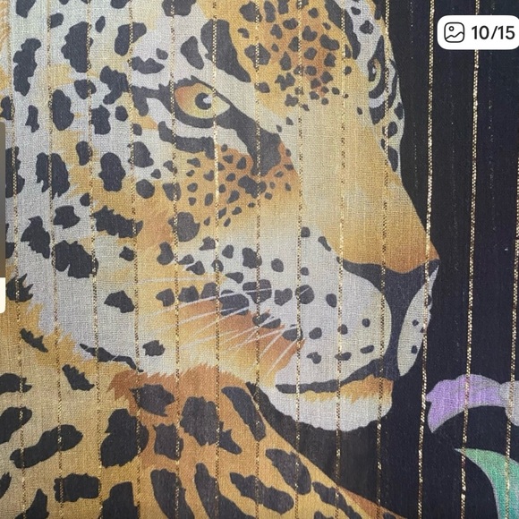 Spell Black Kimono with Floral and Leopard Design - Picture 6 of 11